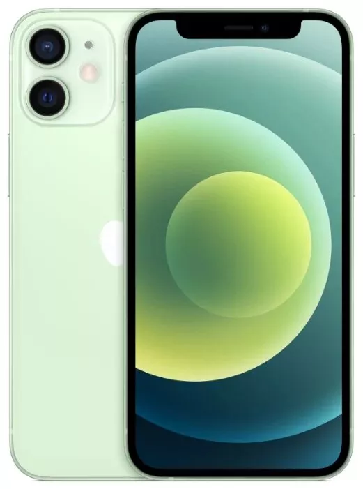 Смартфон Apple iPhone 12 mini 64 ГБ, зеленый, Slimbox, Dual SIM (nanoSIM+eSIM)
